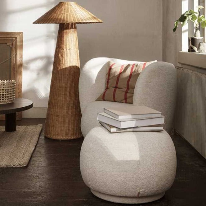 Oatmeal Mushroom Footstool