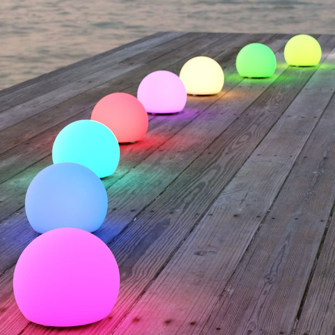 Multicoloured Indoor & Outdoor Solar Mini Sphere Mood Light