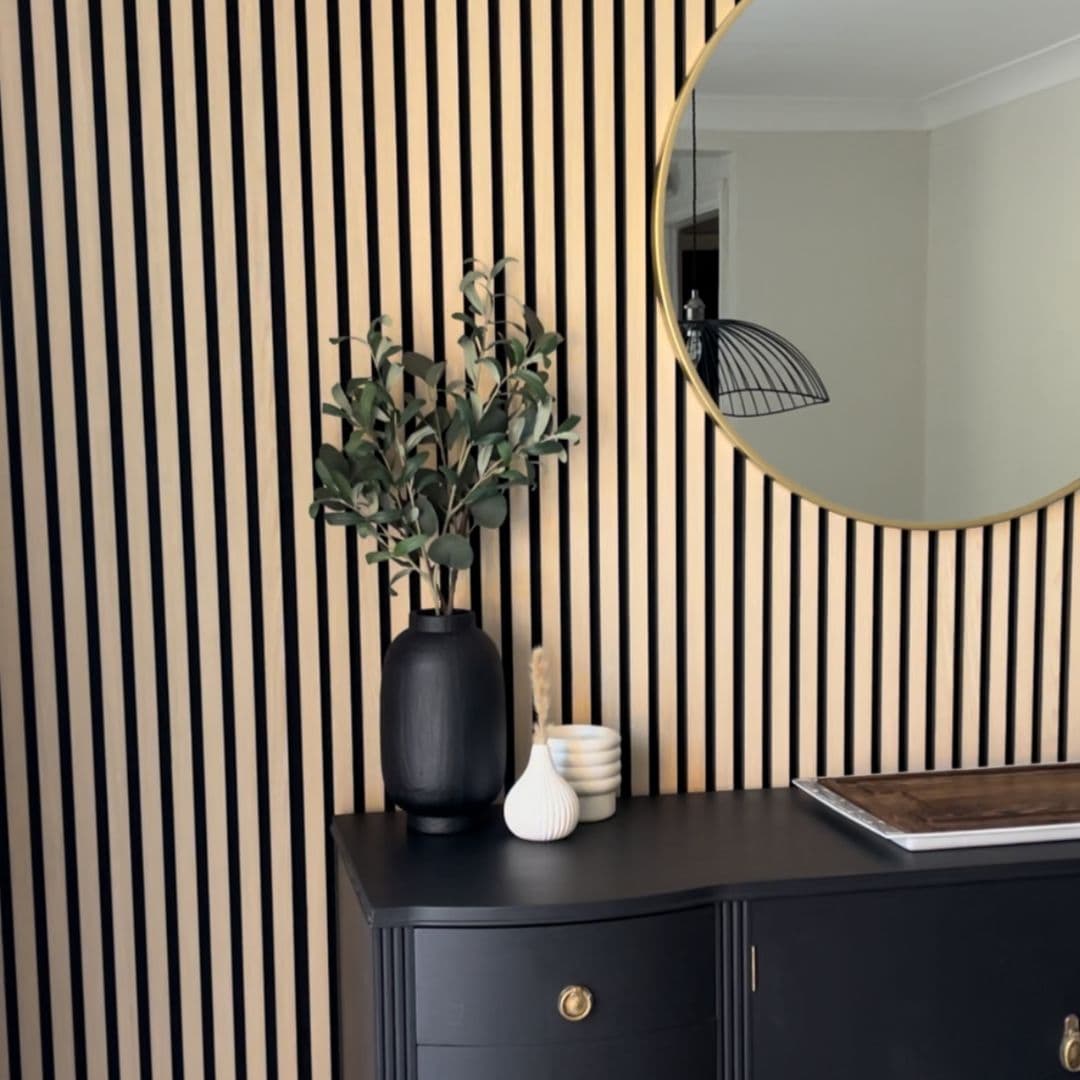 Wooden Acoustic Slatted Wall Panel