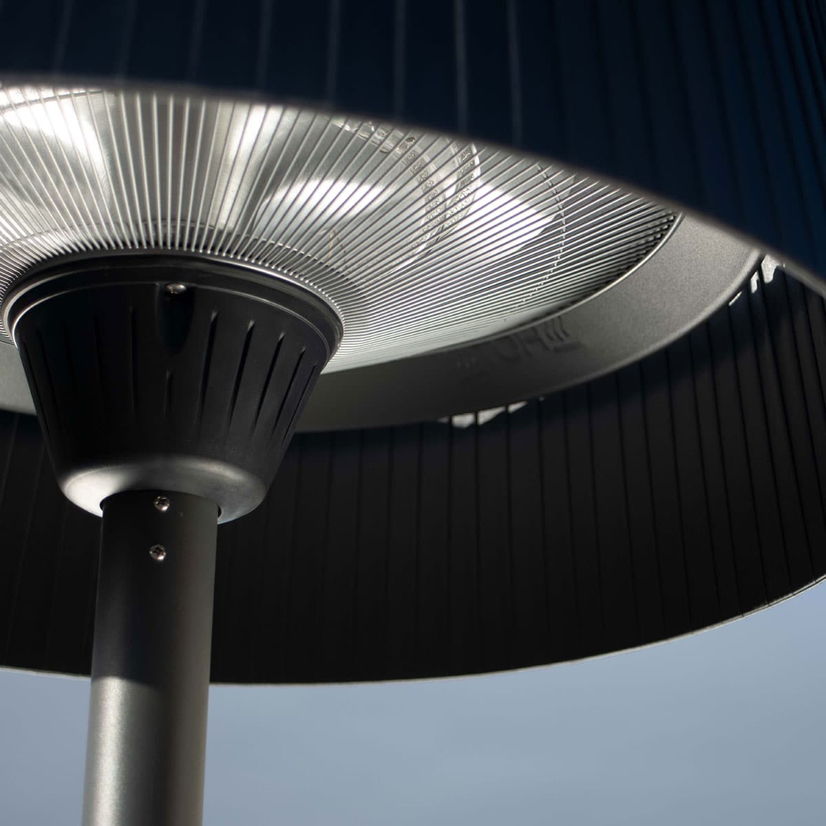 Charcoal Freestanding Electric Patio Heater #colour_charcoal