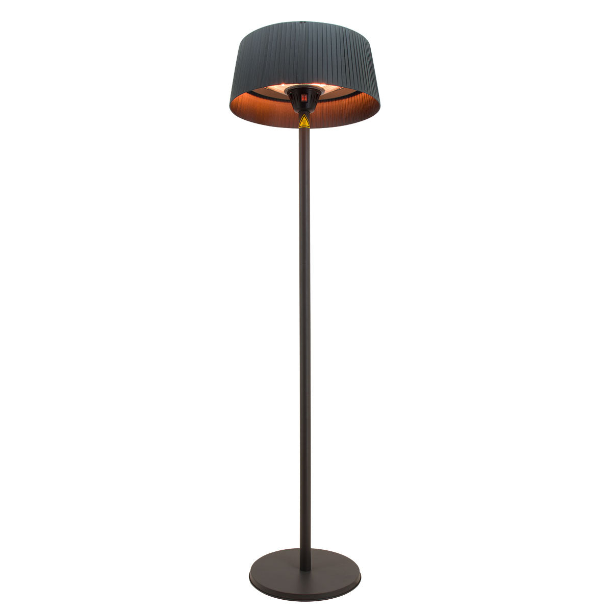 Charcoal Freestanding Electric Patio Heater #colour_charcoal