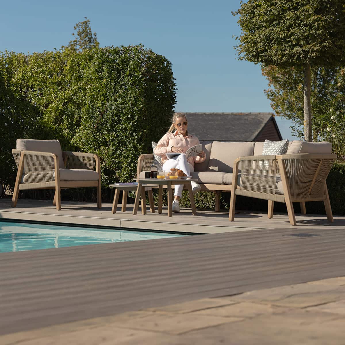 Rope 3 Seat Lounge Set
