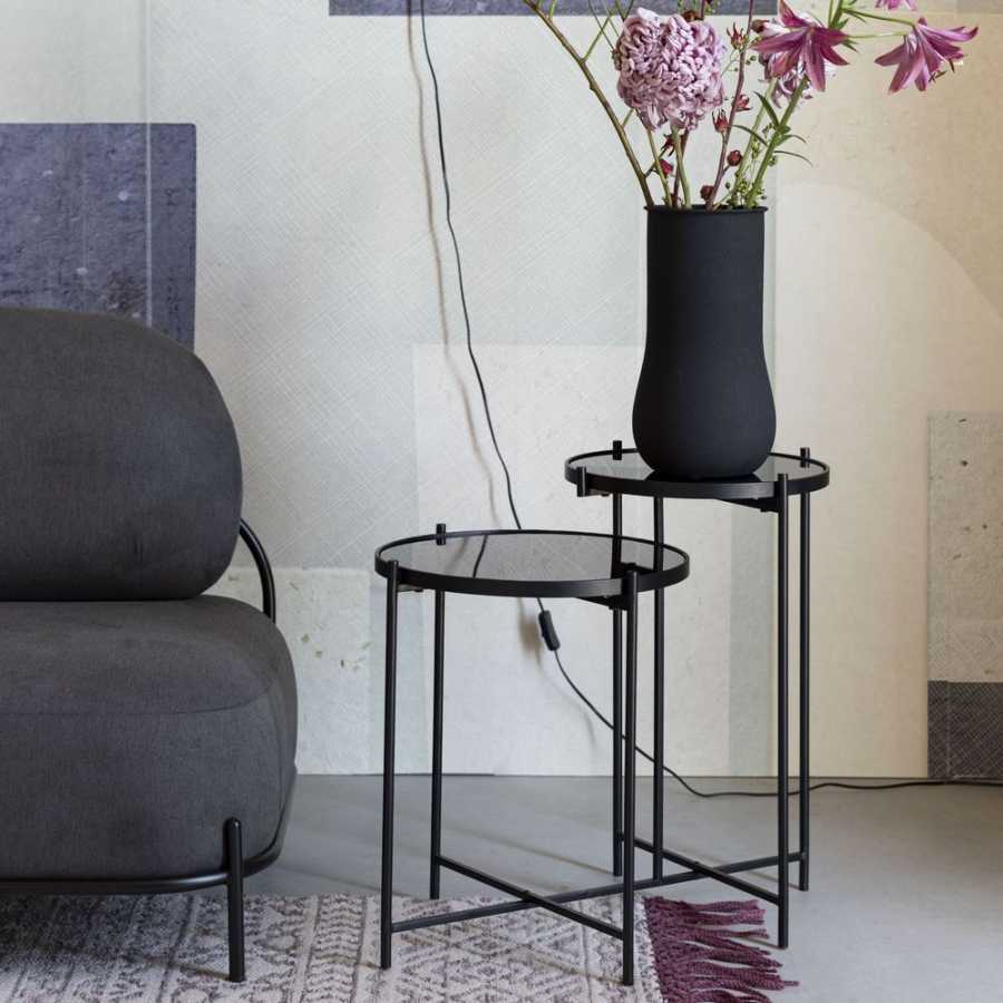 Smoked Glass Duo Side Table