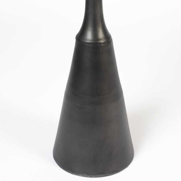 Black Cylinder Side Table