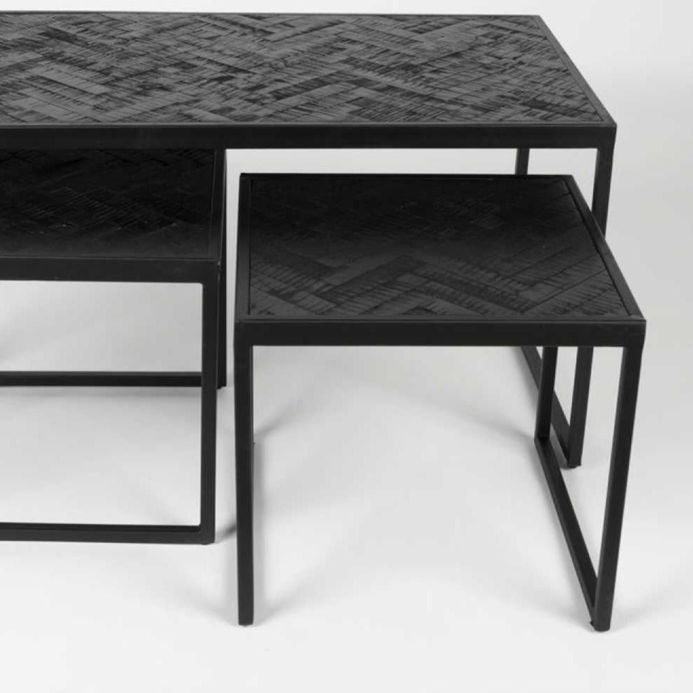 Black Nesting Coffee Tables