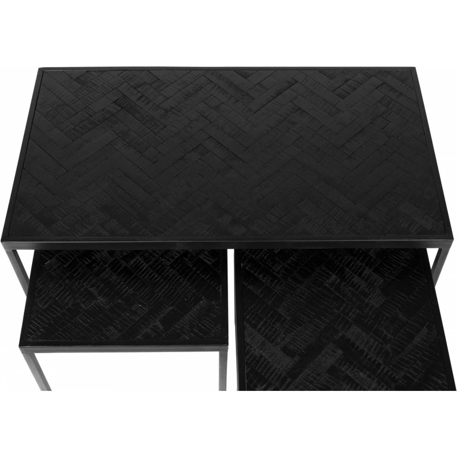 Black Nesting Coffee Tables