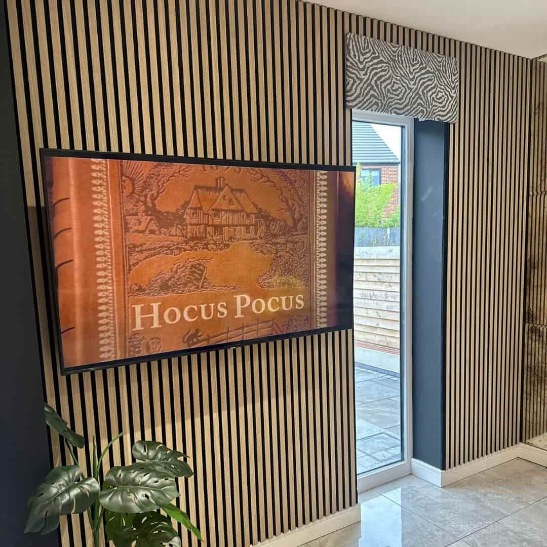 Natural Oak Acoustic Wooden Slatted Wall Panels