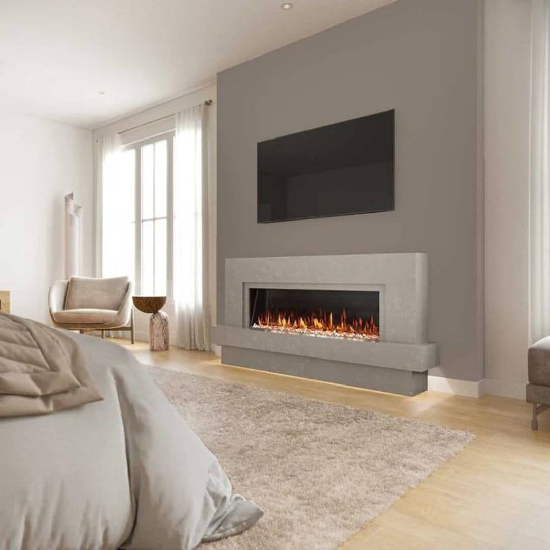 Neptune Marble Fireplace Suite