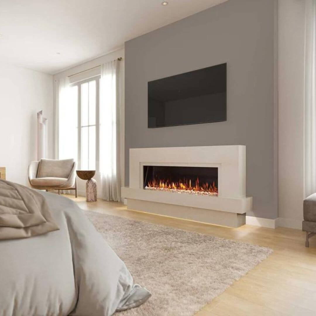 Neptune Marble Fireplace Suite
