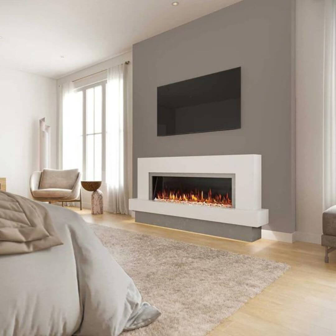 Neptune Marble Fireplace Suite