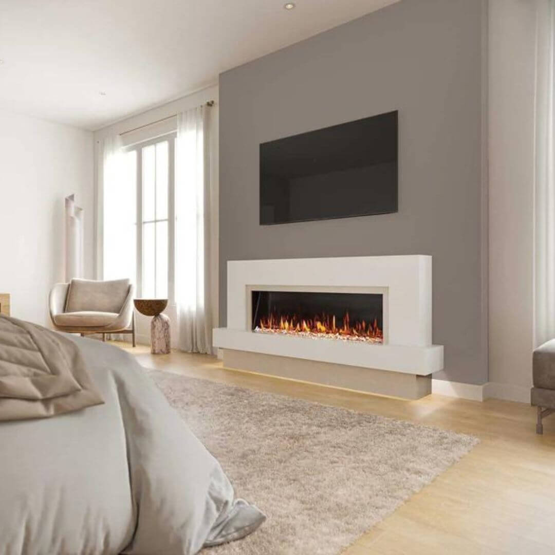 Neptune Marble Fireplace Suite
