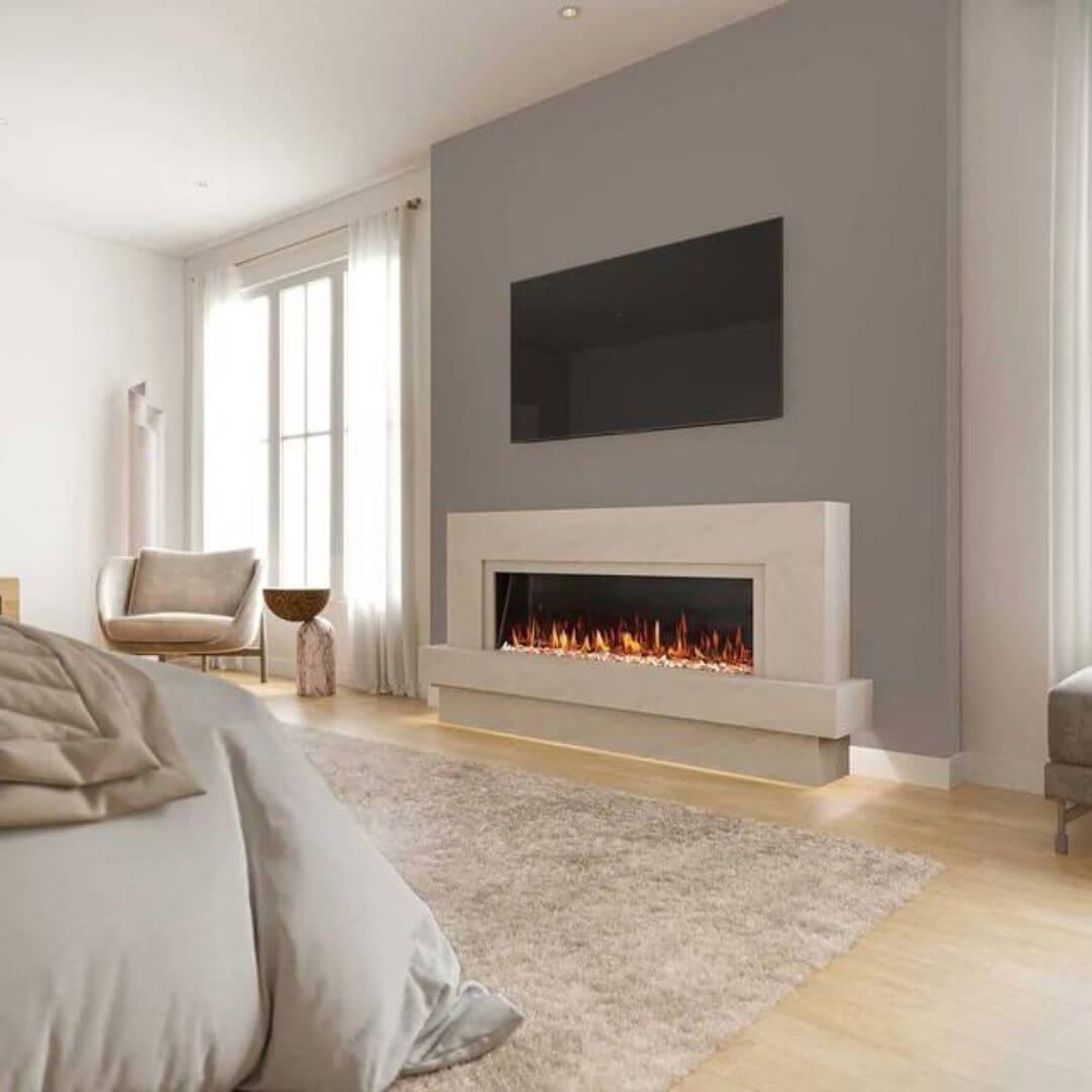Neptune Marble Fireplace Suite