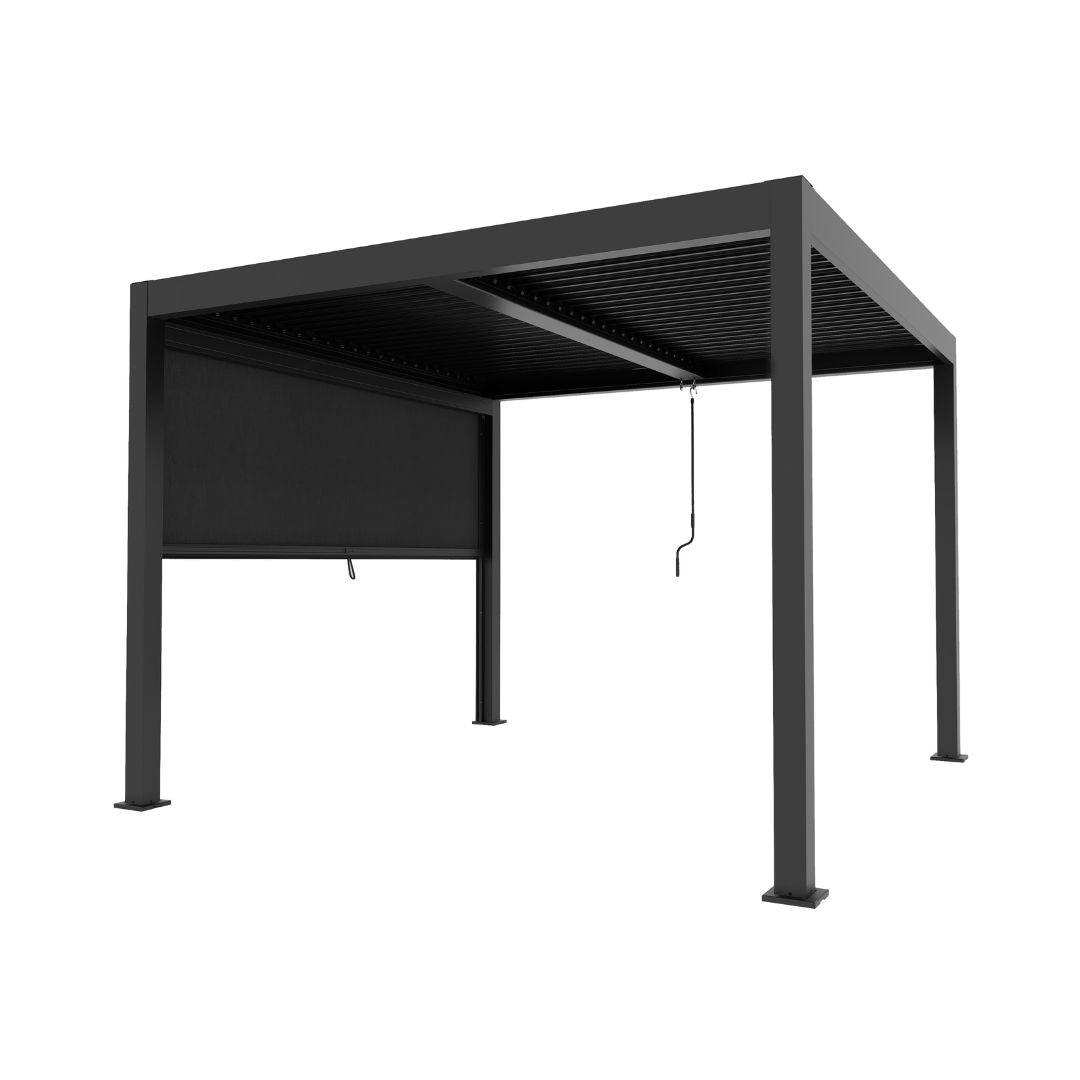 Athena Aluminium Pergola - 4m x 4m in Grey