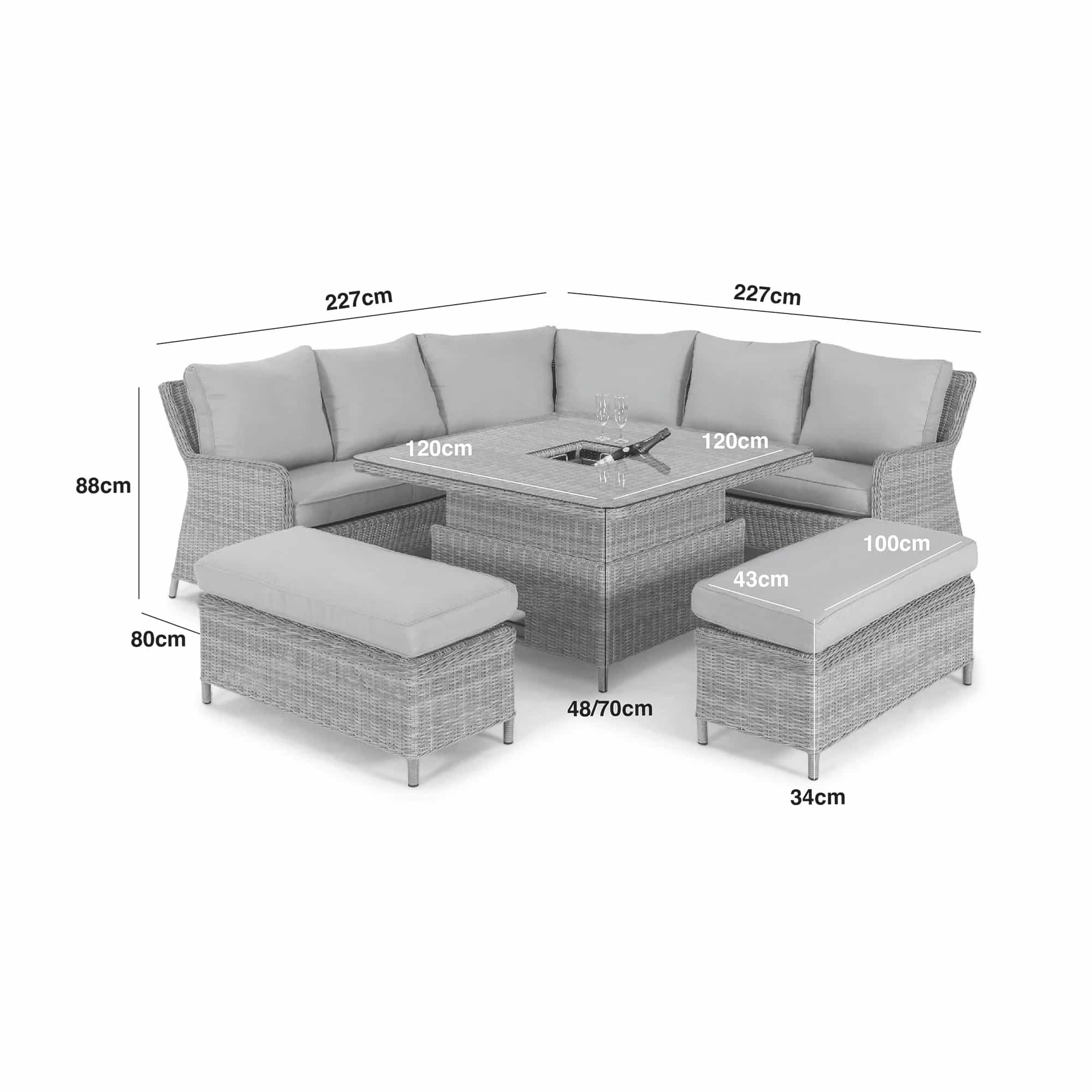 Oxford Royal Corner Dining Set