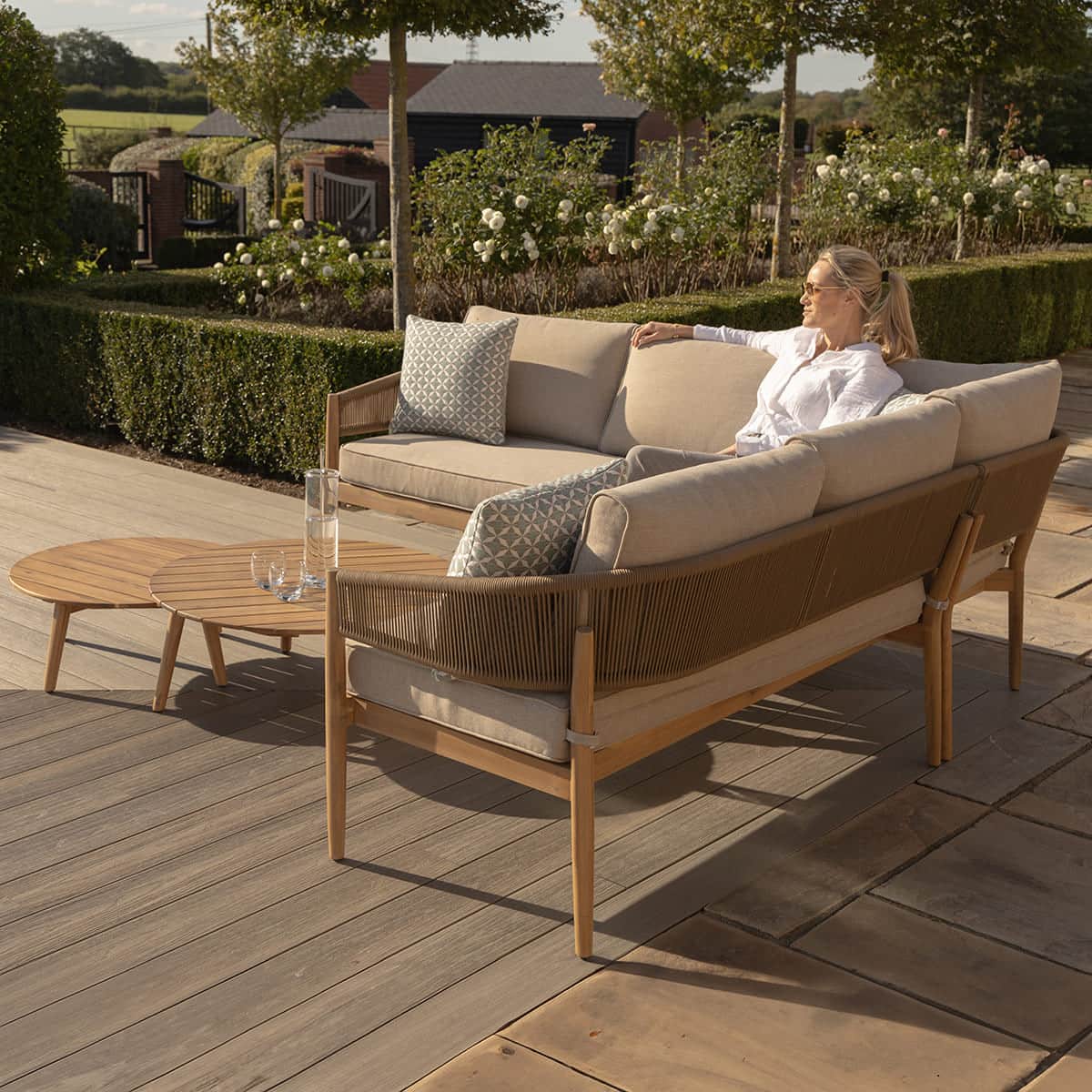 Rope Corner Sofa Set