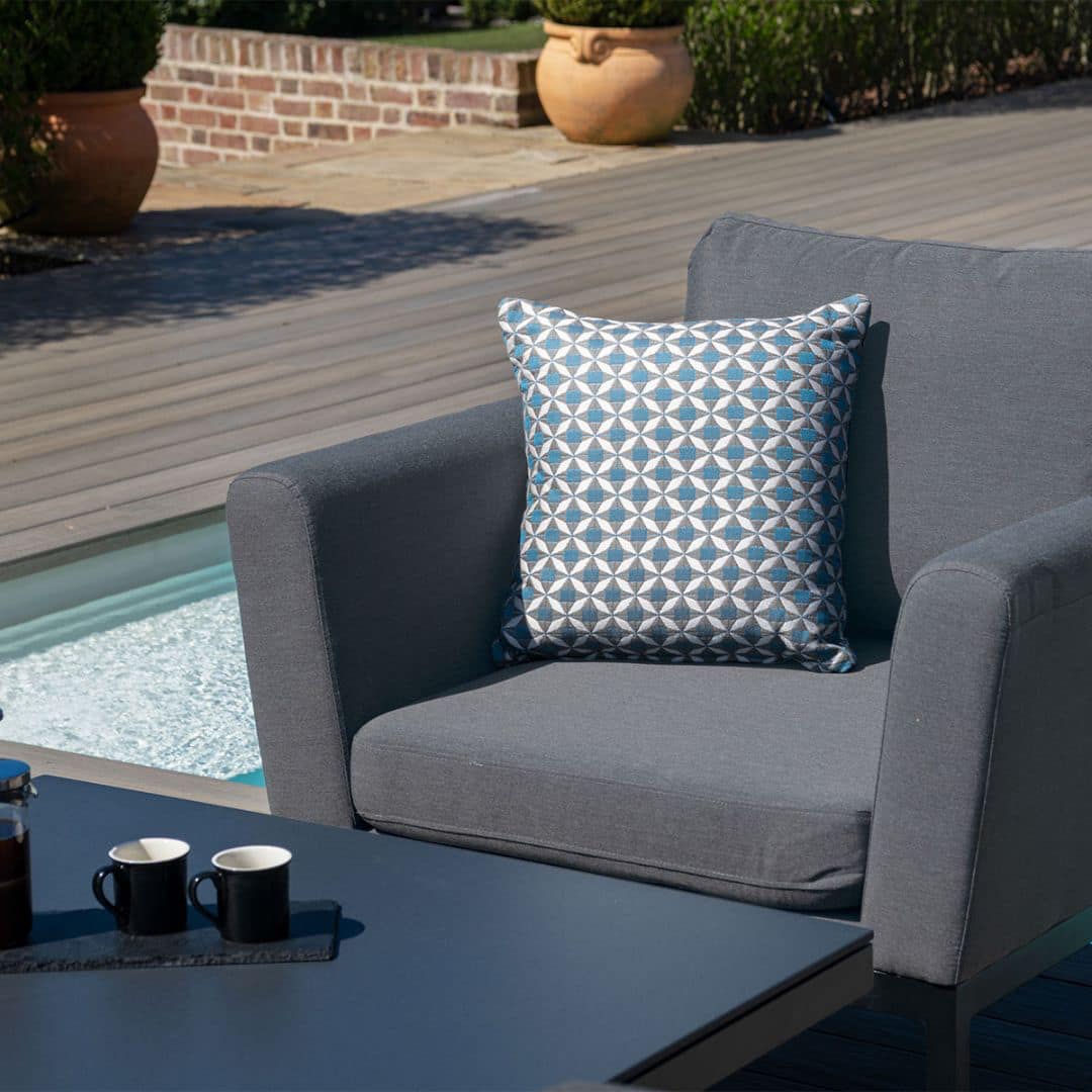 Pulse 3 Seat Sofa Set with Rising Table #colour_flanelle