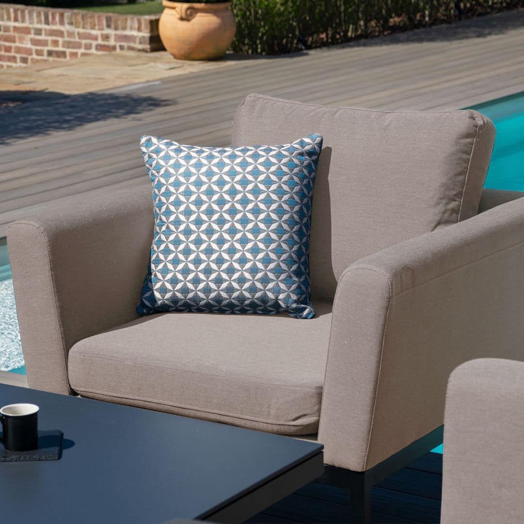 Pulse 3 Seat Sofa Set with Rising Table #colour_taupe