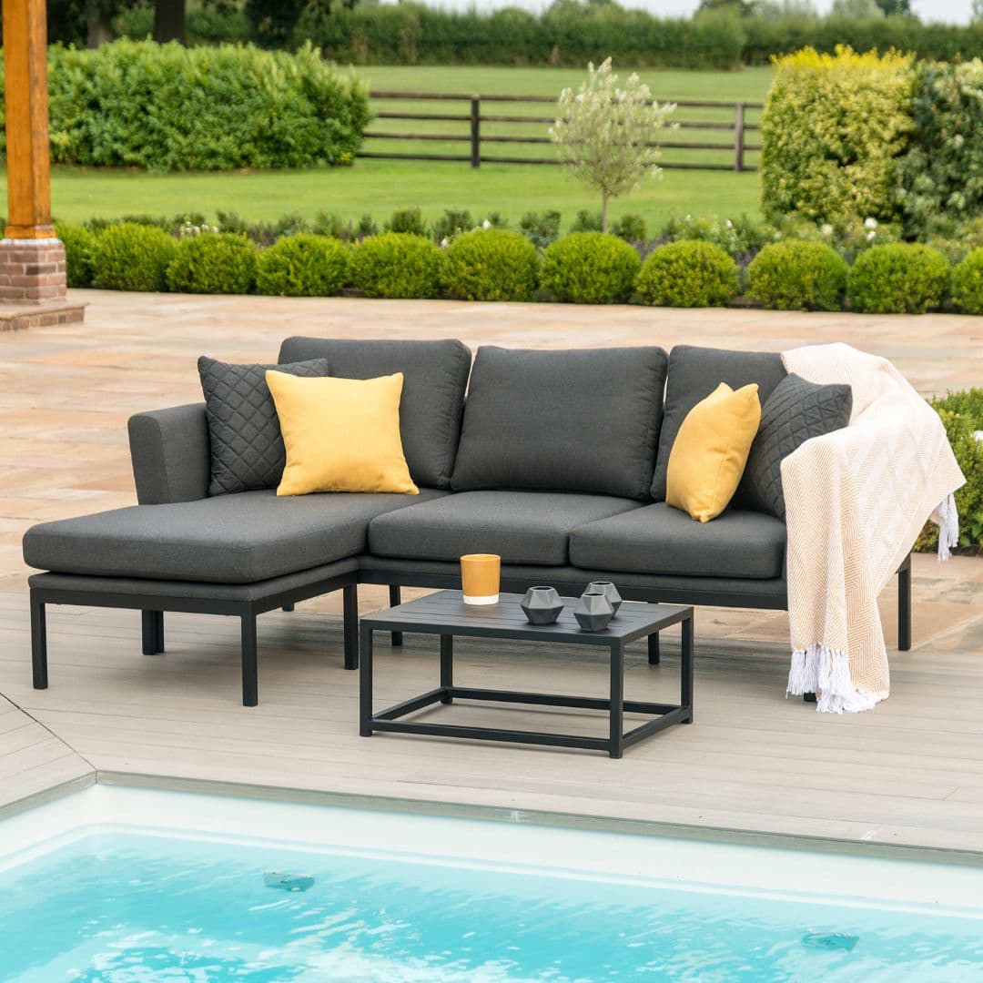 Chaise Sofa Set #colour_charcoal