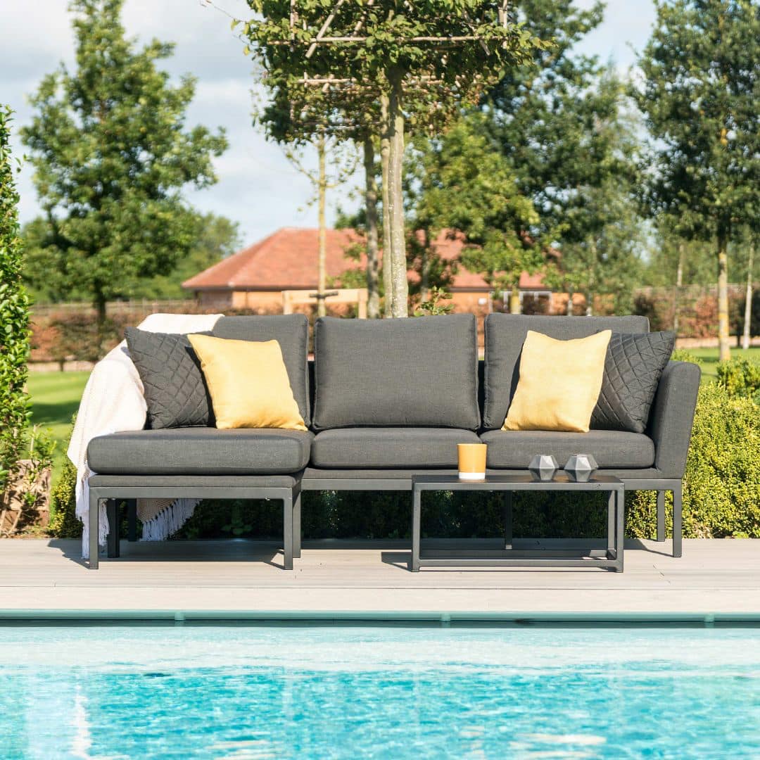Chaise Sofa Set #colour_charcoal
