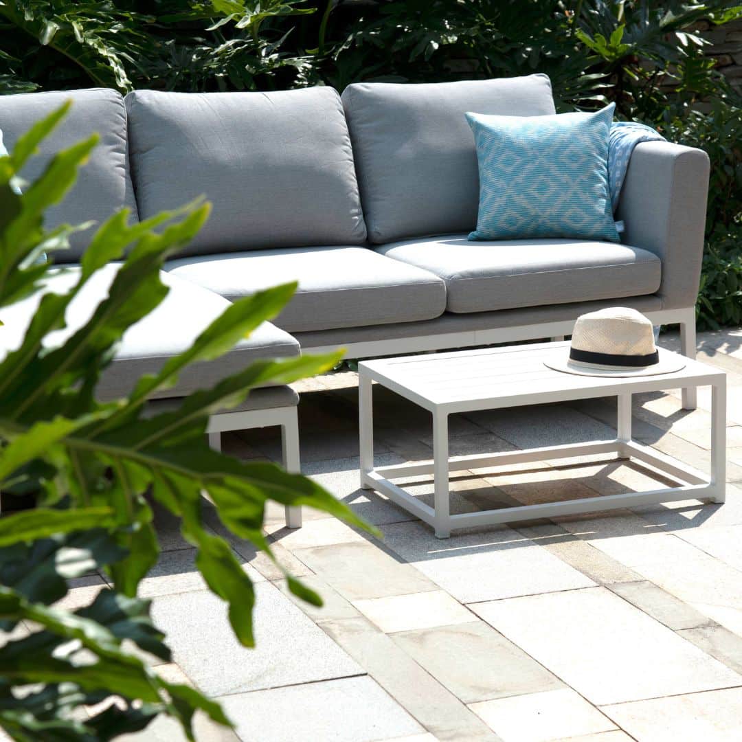 Chaise Sofa Set #colour_lead chine
