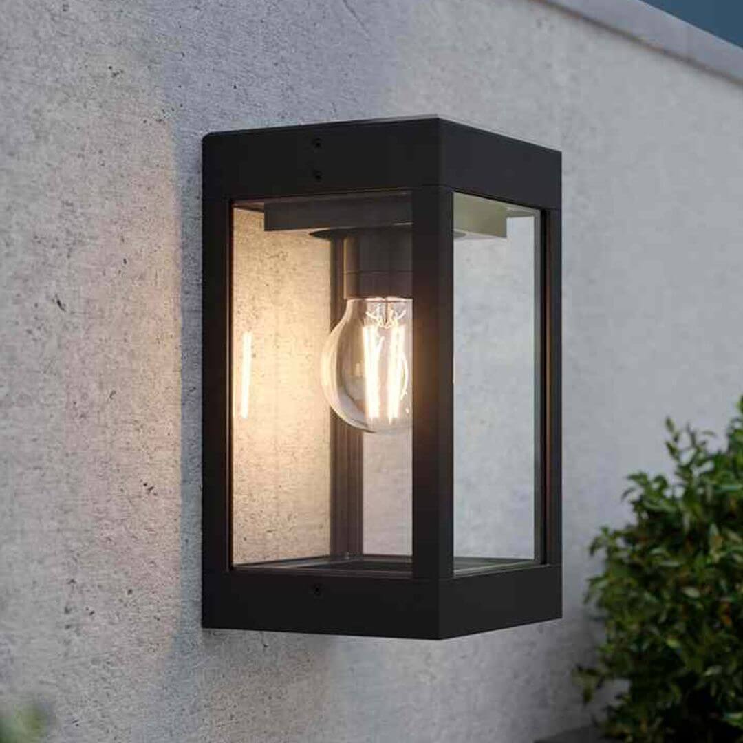 Dark Grey Solar Wall Light