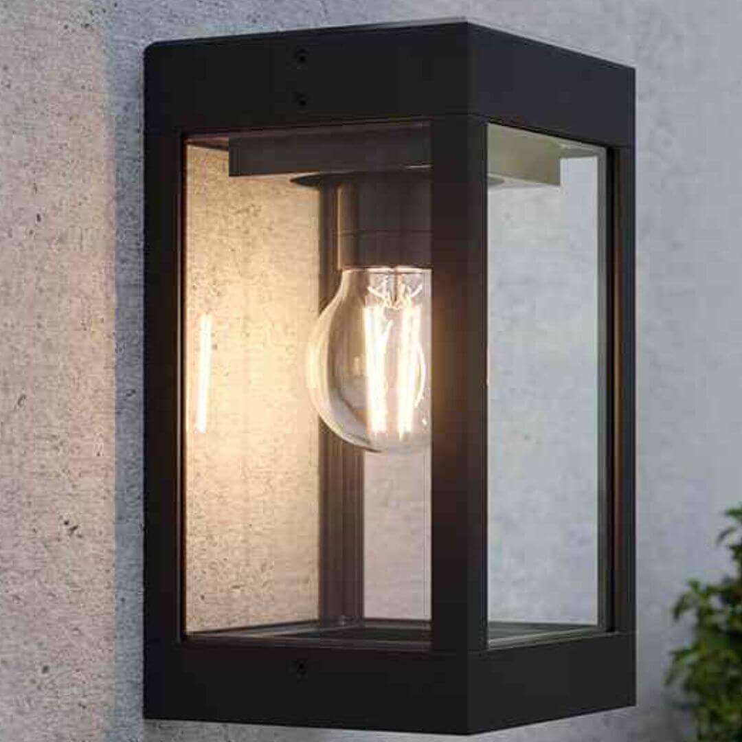 Dark Grey Solar Wall Light