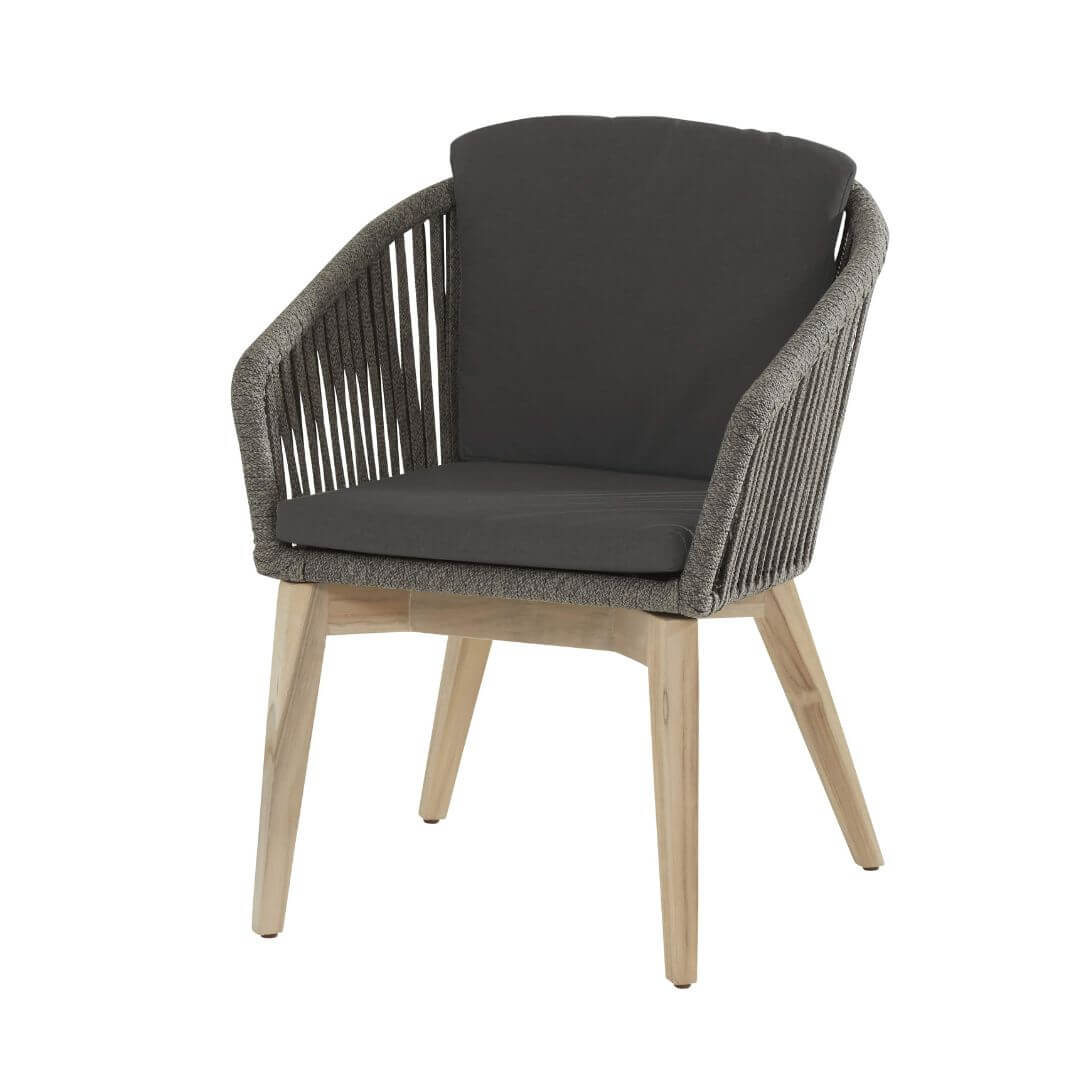 Rope dining chair.