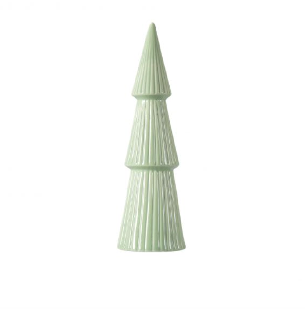 Green Porcelain Tree Decor