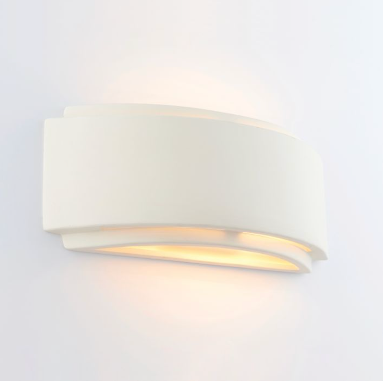 Curved Ceramic Wall Light