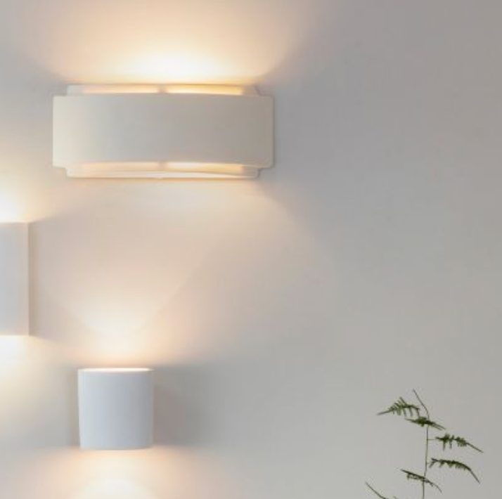 Curved Ceramic Wall Light