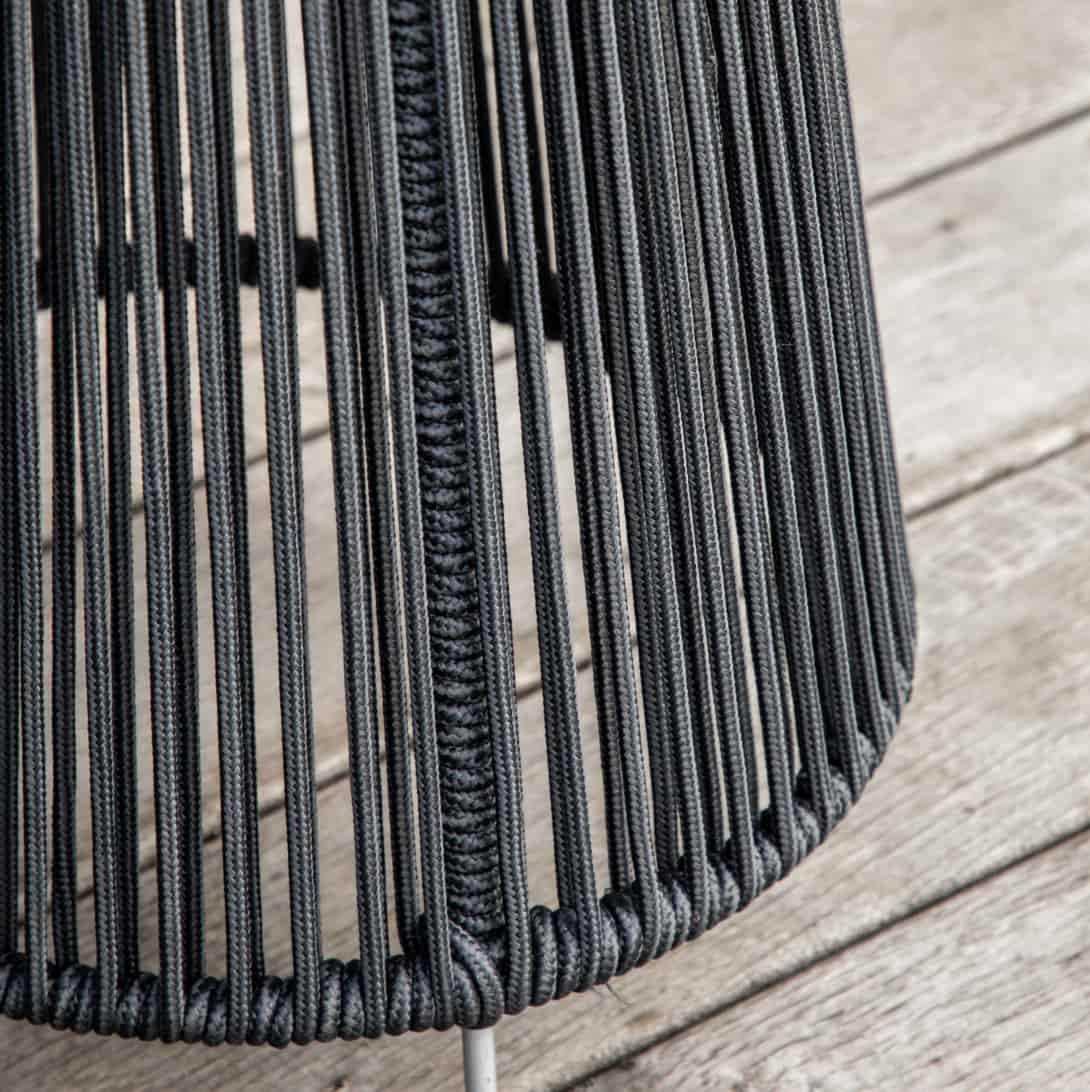Grey Rope Solar LED Lantern