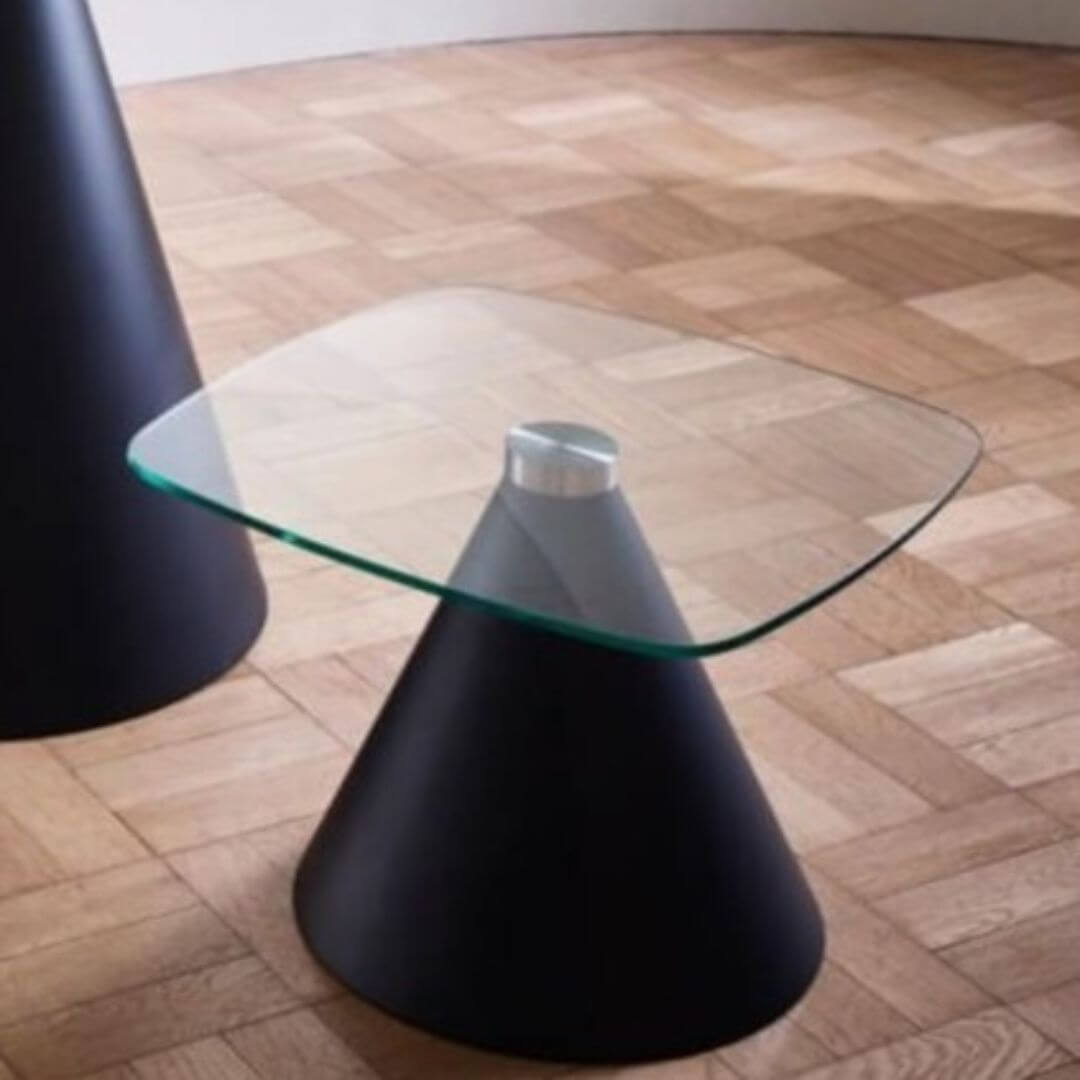 Small Square Black Coffee Table
