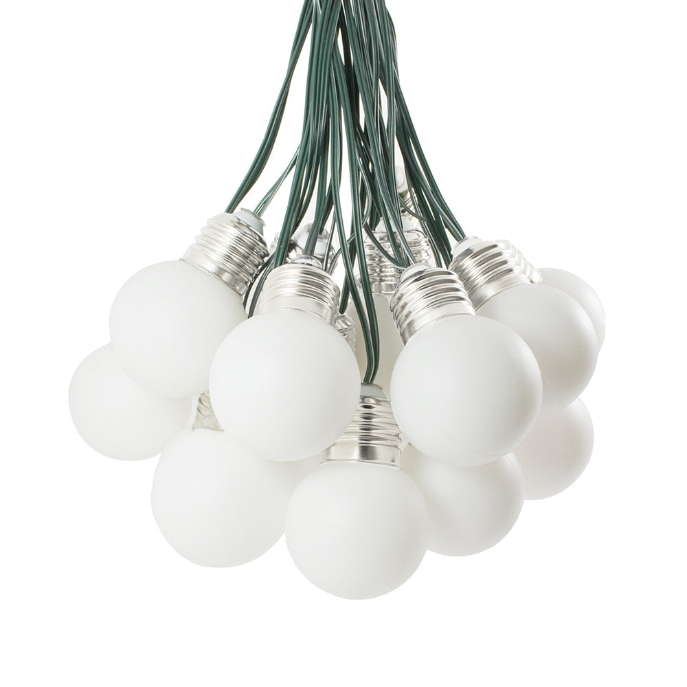Natural White Solar Festoon Lights - 20 LEDs