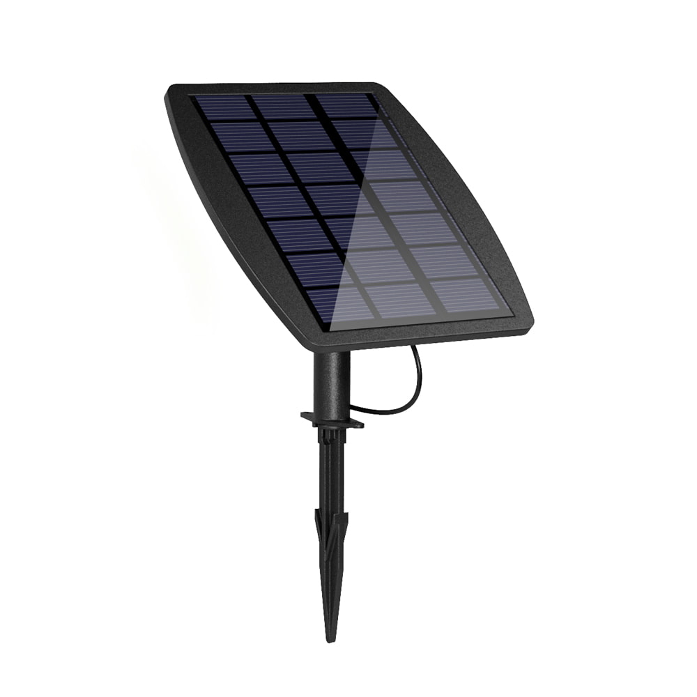 Warm White Solar Glow Post Light Solar Panel