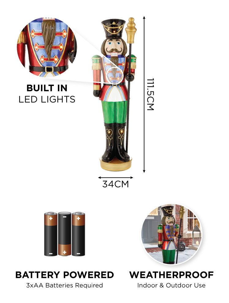 3.5ft LED Christmas Nutcracker