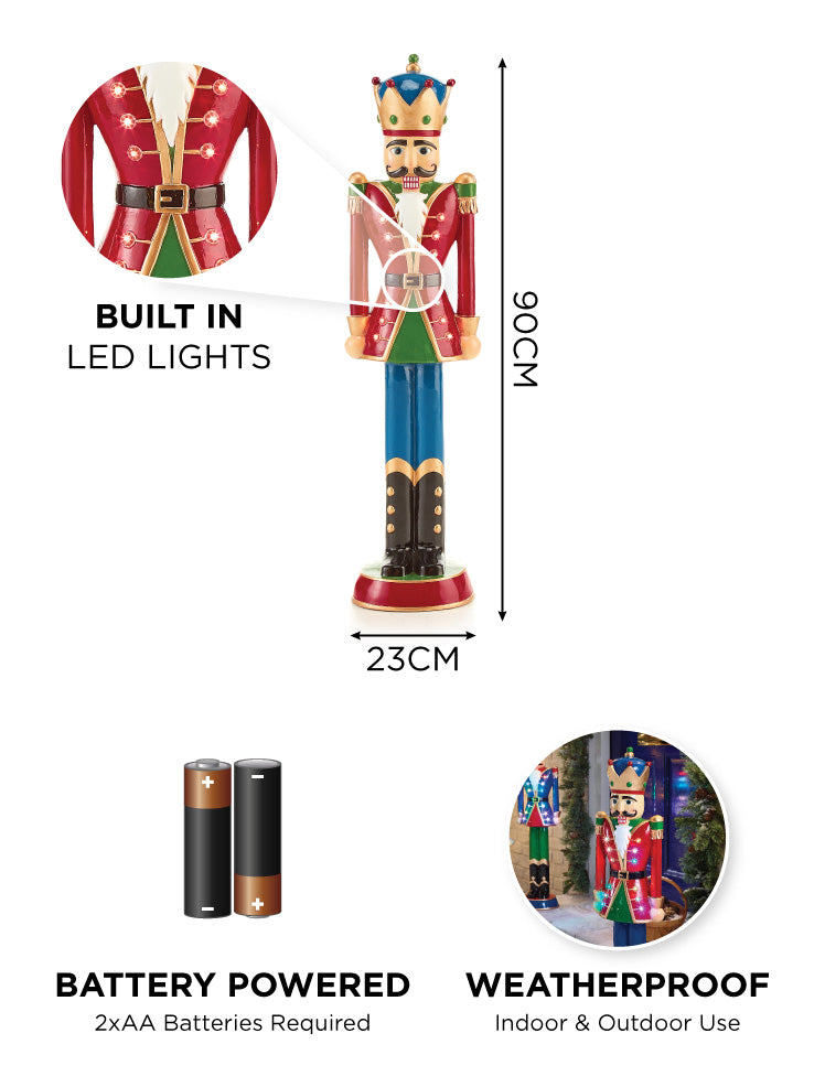3ft Red Christmas Nutcracker