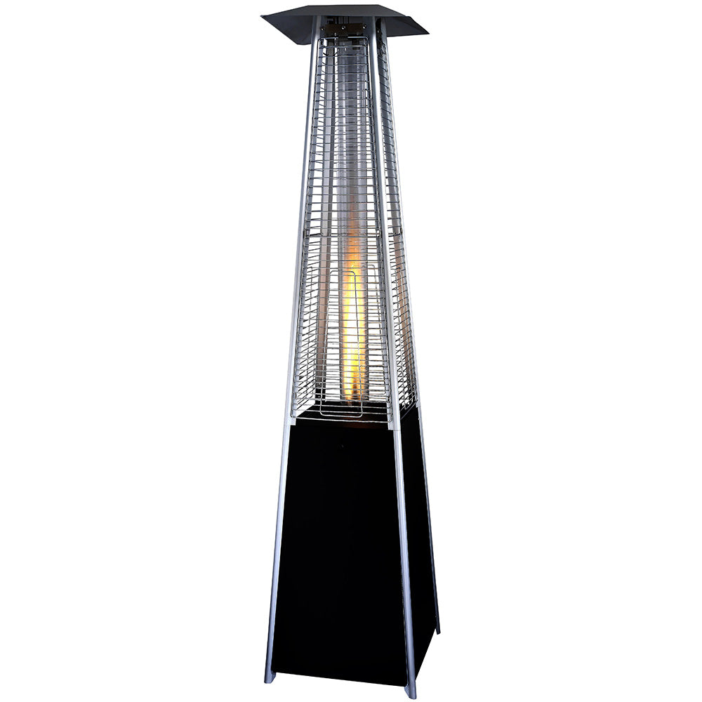 Black patio heater