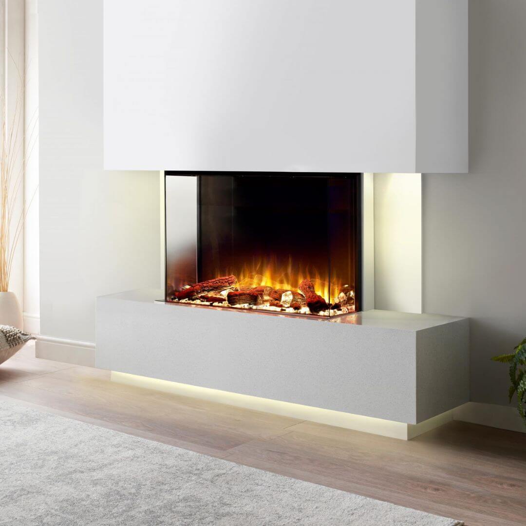 700 panoramic electric fire. media wall