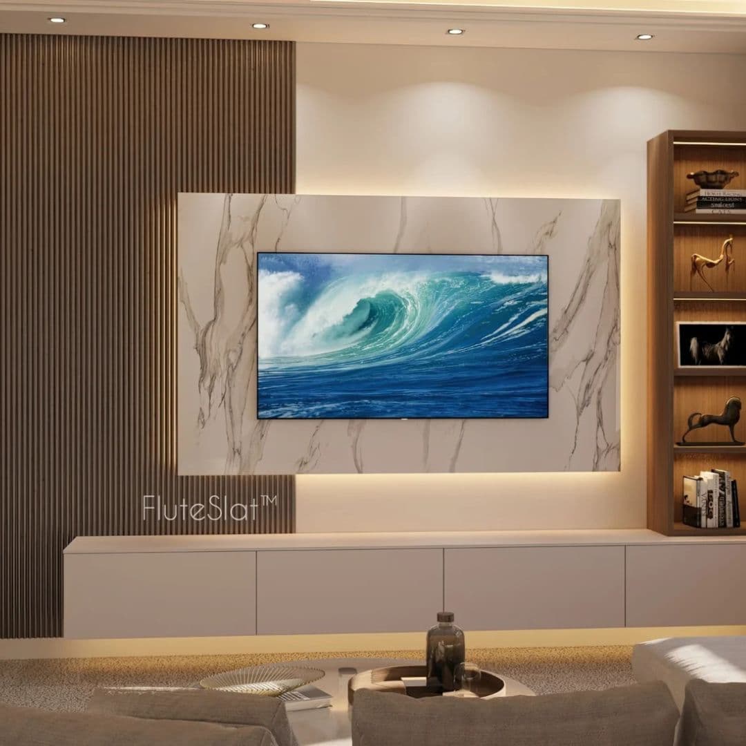 FluteSlat London - Grigio Wall Panel