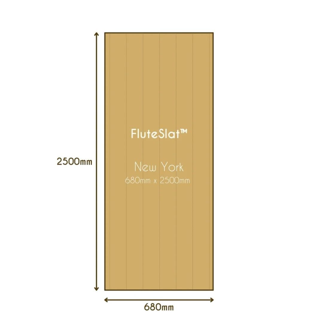 FluteSlat New York - Aluminium Wall Panel