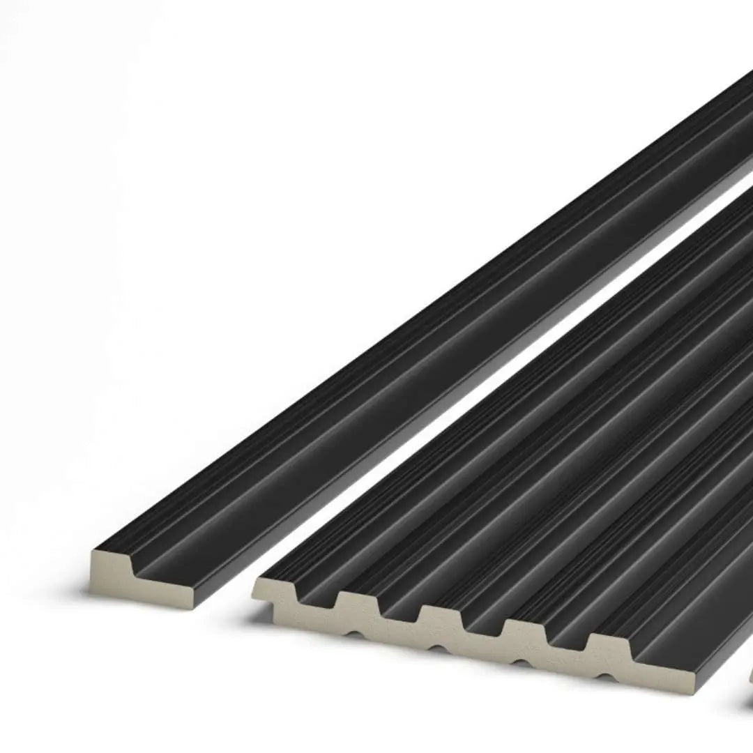 Palm Brushed Black End Cap (Tongue)