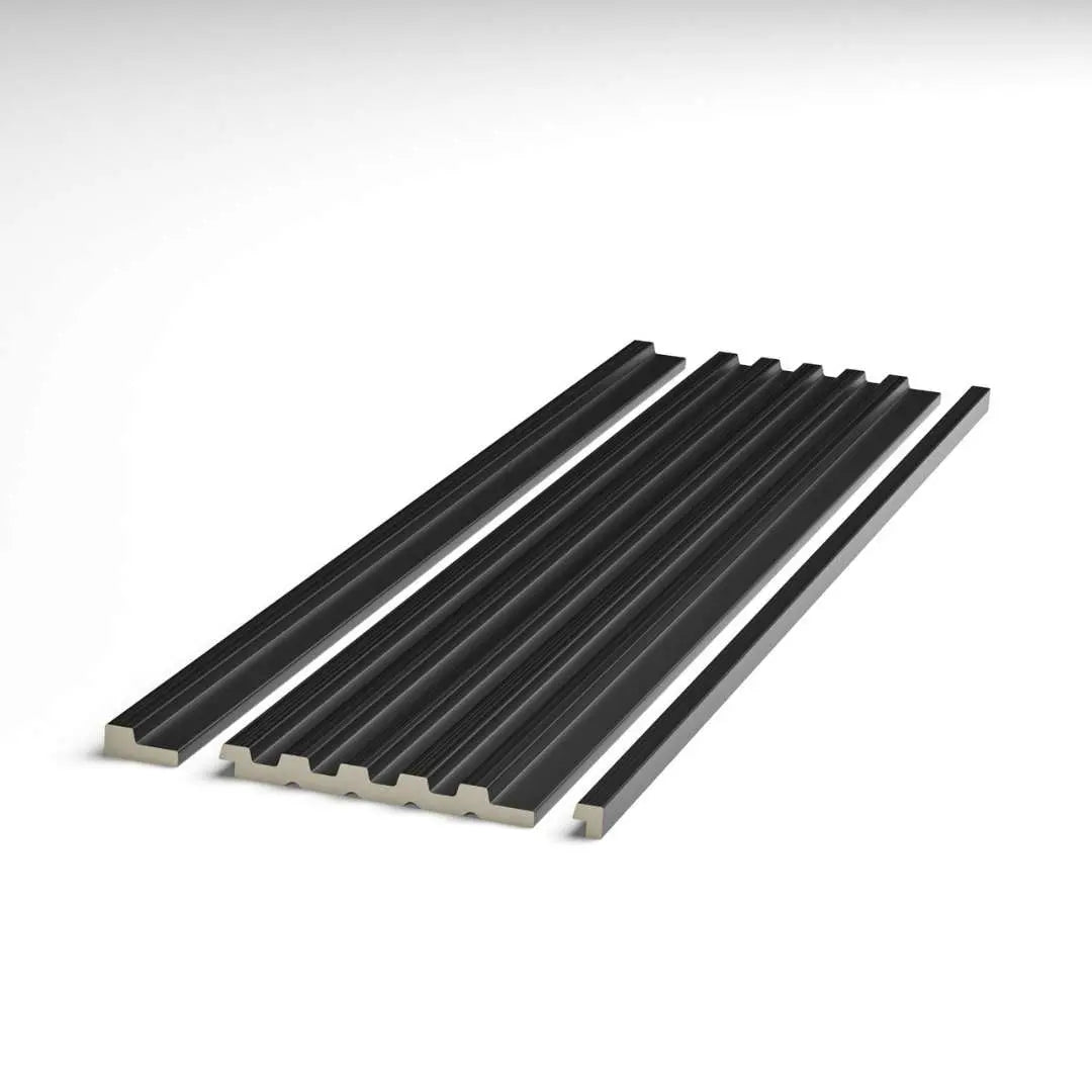 Palm Brushed Black End Cap (Tongue)
