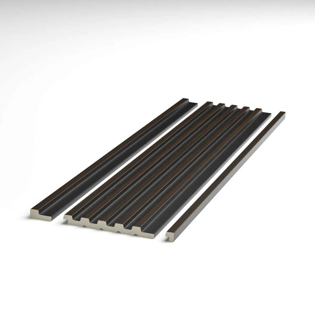 Palm Dark Oak and Black End Cap (Tongue)