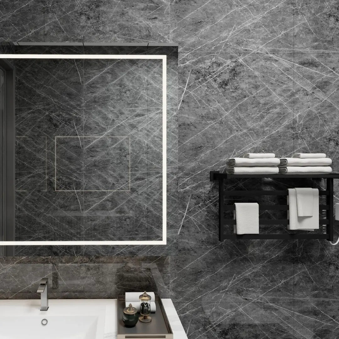 Grigio Grey Marble Effect Self Adhesive Wall Panel