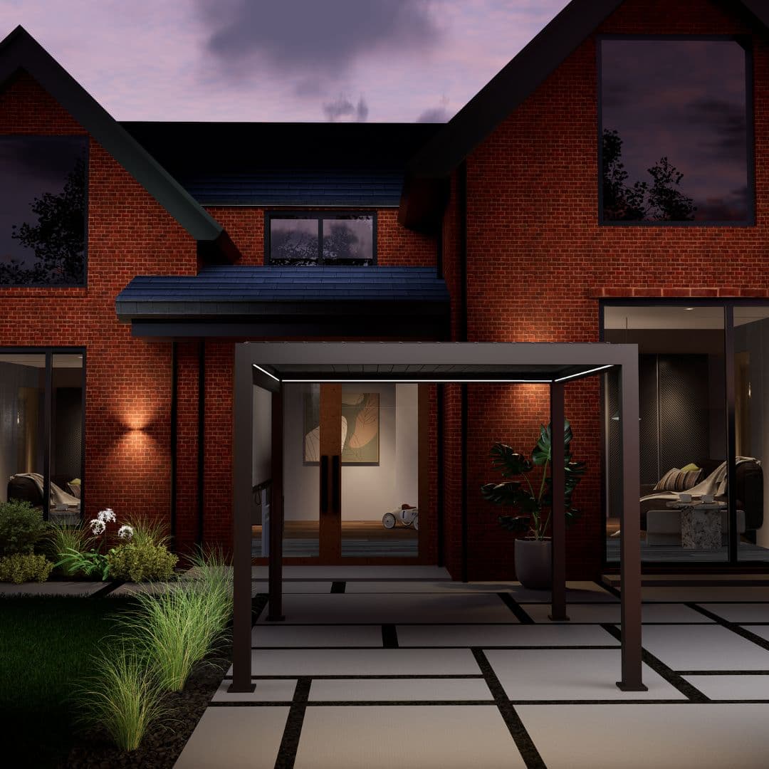 3m Motorised Privacy Screen for Neptune Deluxe Motorised Pergolas
