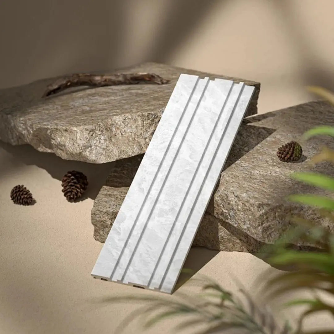 Dubai Cloudy Grey Waterproof Wall Panel Sample
