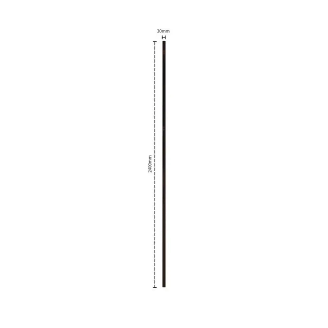 Residence Walnut and Black End Cap (Groove)