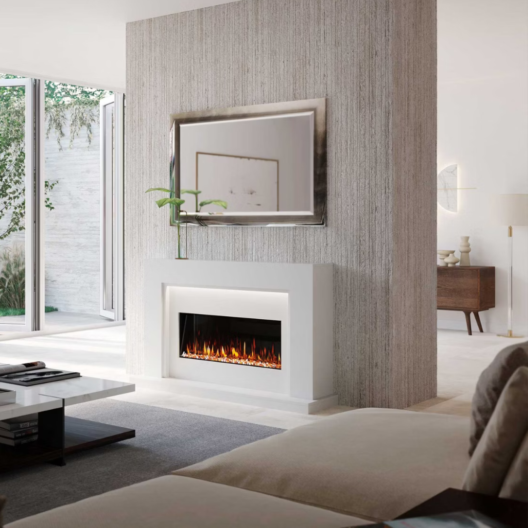 Denver Marble Fireplace Suite