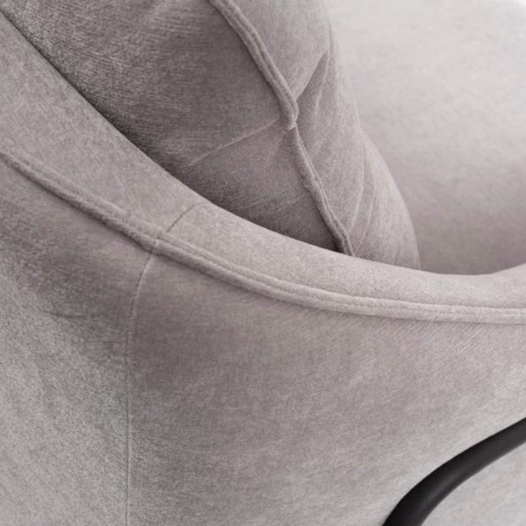 Giselle Cool Grey Lounge Chair