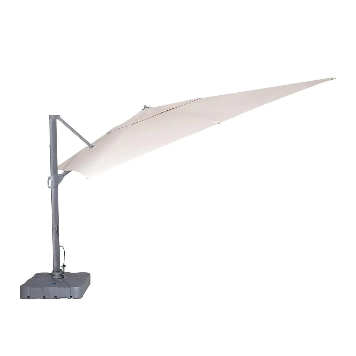 Artemis LED 3m x 4m Rectangular Rotating Parasol - Beige